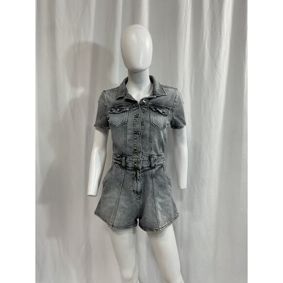 Retrofete 'Kairo' Gray Romper Size S - Picture 2 of 5